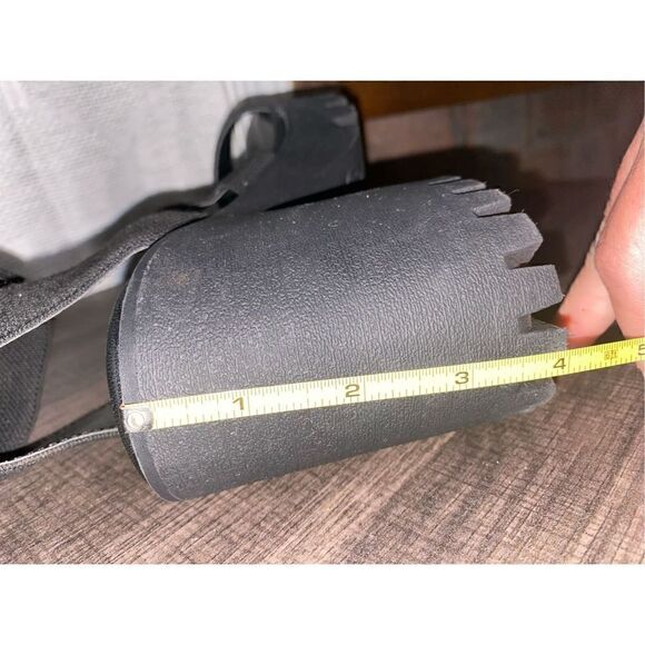 Steve Madden Y2K chunky combat punk heeled strappy sandals black size 10 - Picture 12 of 12